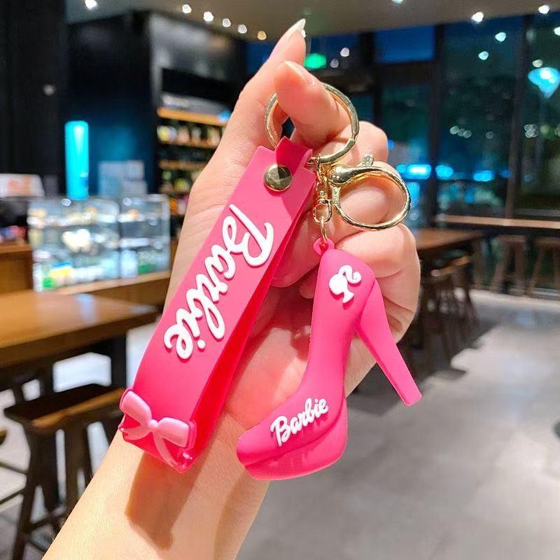2点セット キーホルダー ストラップ ぬいぐるみ バービー風 barbie