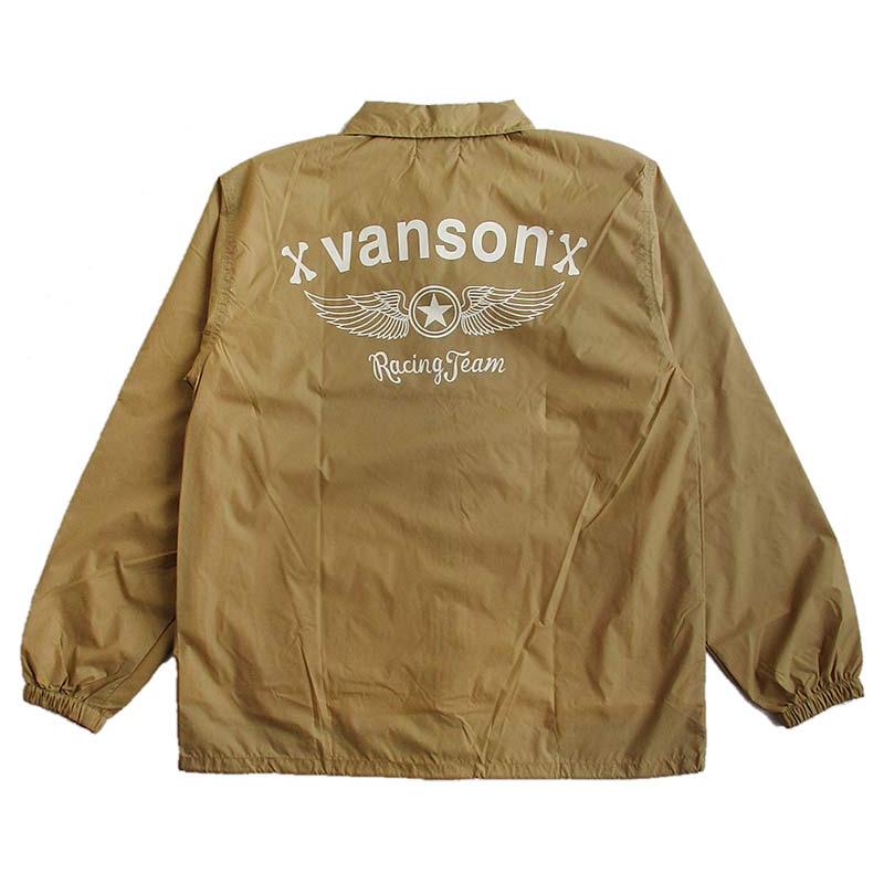 VANSON（バンソン） ナイロンコーチジャケット メンズ レディース