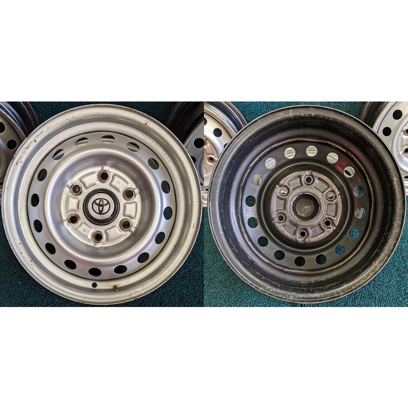 ハイエース ☆15インチ 中古 トヨタ 純正 鉄ホイール 4本 6穴 PCD