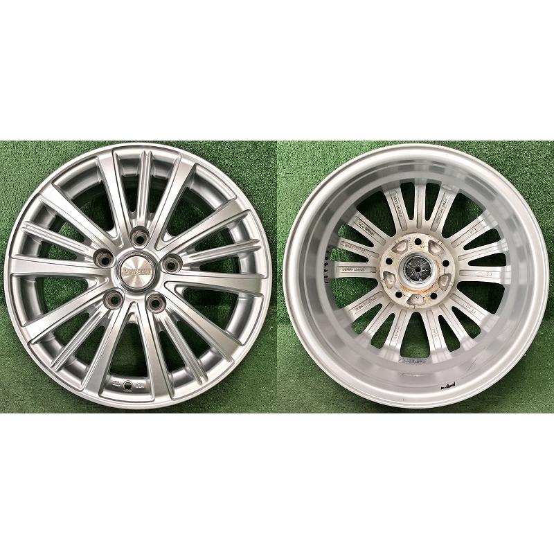 ☆15インチ SPORT VENAD 社外 中古 アルミホイール 4本 5穴 PCD:114.3