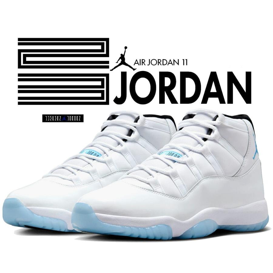 エア ジョーダン 11 ナイキ レトロ ホワイト レジェンドブルー
