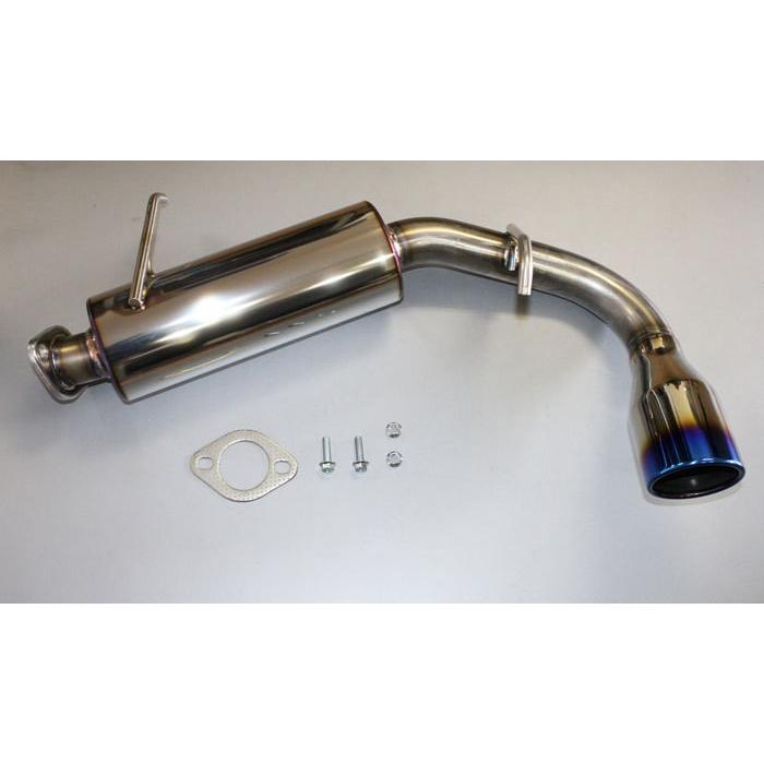 ジムニー 爆買 Bluefin マフラー JB23W 1型〜10型 純正バンパー用