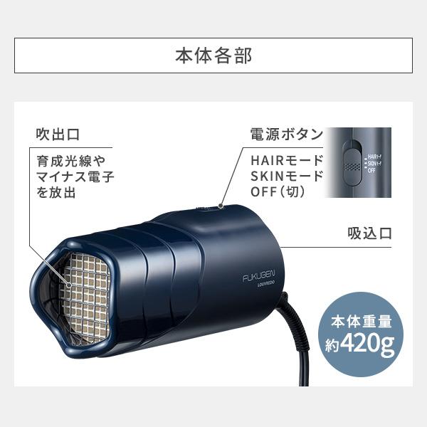 LOUVREDO（ルーヴルドー） 正規販売店 復元ドライヤー mini-α LJ-365C2