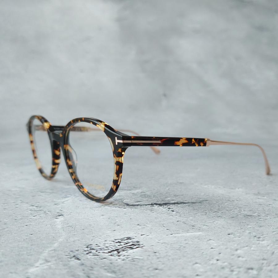 TOM FORD EYEWEAR メガネ トムフォード べっ甲柄 ゴールド チタン 日本
