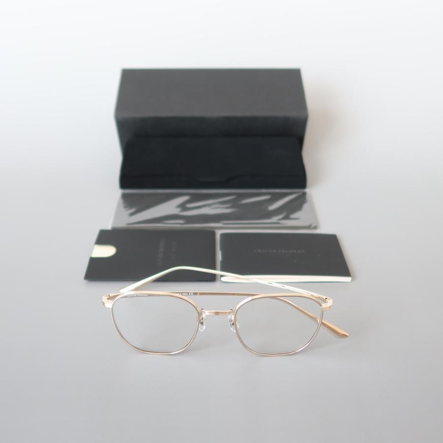 OLIVER PEOPLES（オリバーピープルズ） メガネ オーバル 新品 ゴールド