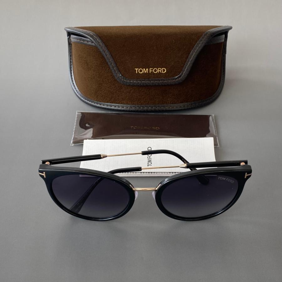 TOM FORD EYEWEAR サングラス トムフォード キャットアイ ブラック
