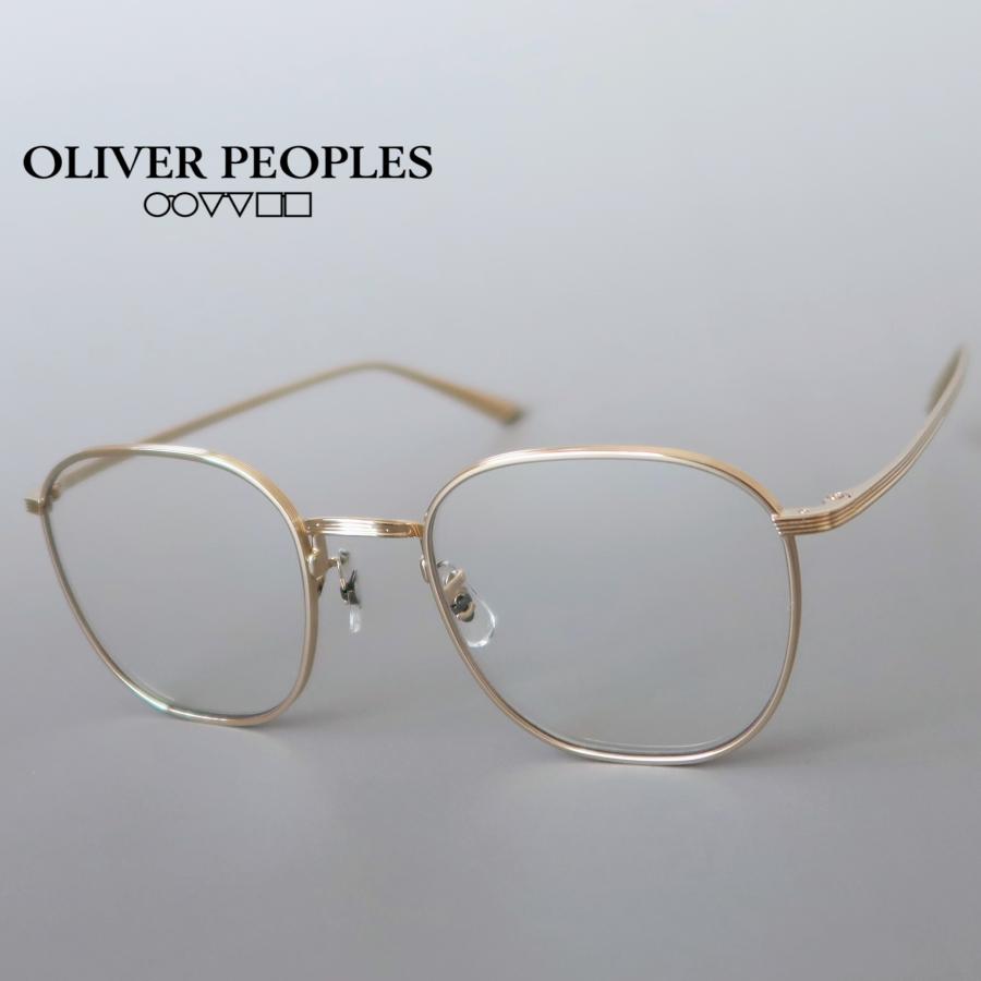 OLIVER PEOPLES（オリバーピープルズ） メガネ オーバル 新品 ゴールド