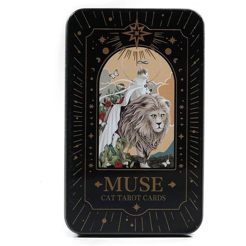 ミューズ猫タロットデッキカード占い英語バージョン版オラクルボード