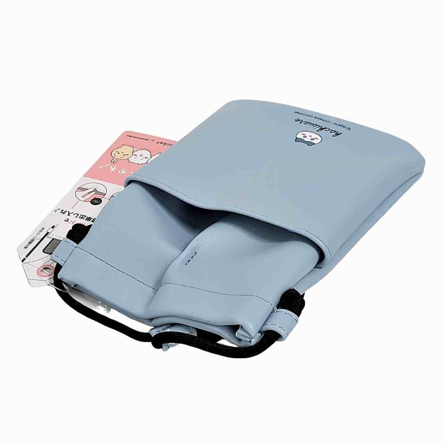 ちいかわ ハチワレ IIIIpocket スマートフォンポーチ アイフォン