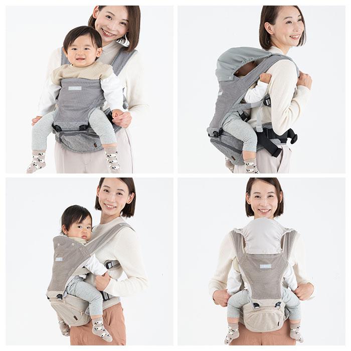 ☆ シープベージュエア napnap たためるヒップシートTranダブル