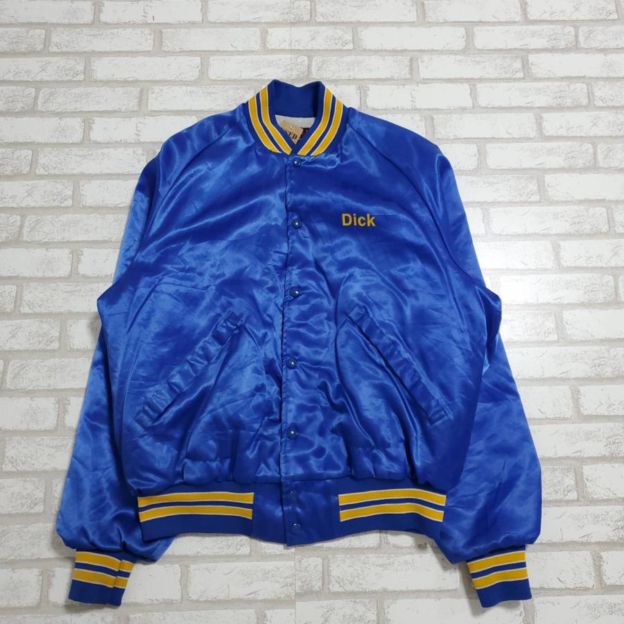 古着】Pla-Jac USA製ナイロンスタジャン 青・ブルー Lサイズ : Lucido