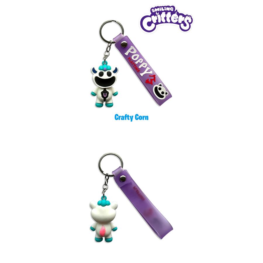 Smiling Critters スマイリングクリッターズ 3D キーホルダー 全8種類