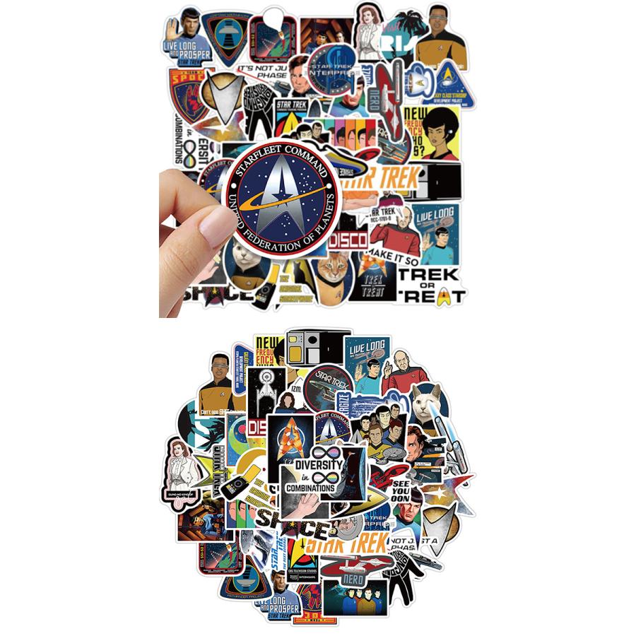 スタートレック ステッカー 50枚セット PVC 防水 シール STAR TREK SF