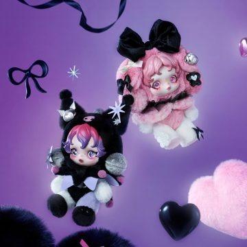 正規品】 SKULLPANDA × KUROMI ぬいぐるみ ペンダント クロミちゃん