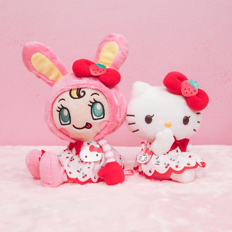 メゾピアノ ハローキティ コラボ マスコット ぬいぐるみキーホルダー