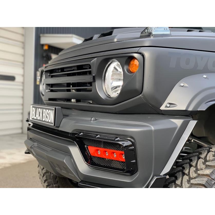 ジムニー JIMNY WORLD samuraiフロントグリル マットブラック塗装済
