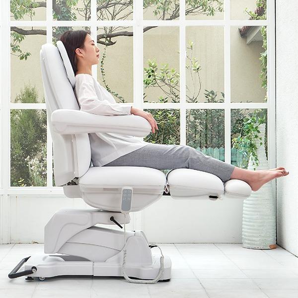 7BEAUTY（7ビューティー） 電動 フェイシャルベッド モーター ホワイト