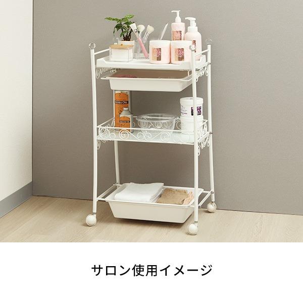 7BEAUTY（7ビューティー） ワゴン キャスター付き クリスタル 引き出し