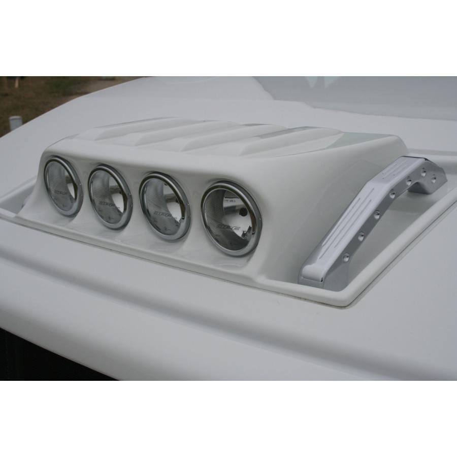 88ハウス ハマー H2 4灯ボンネットフード TYPE2 未塗装 ゲルコート