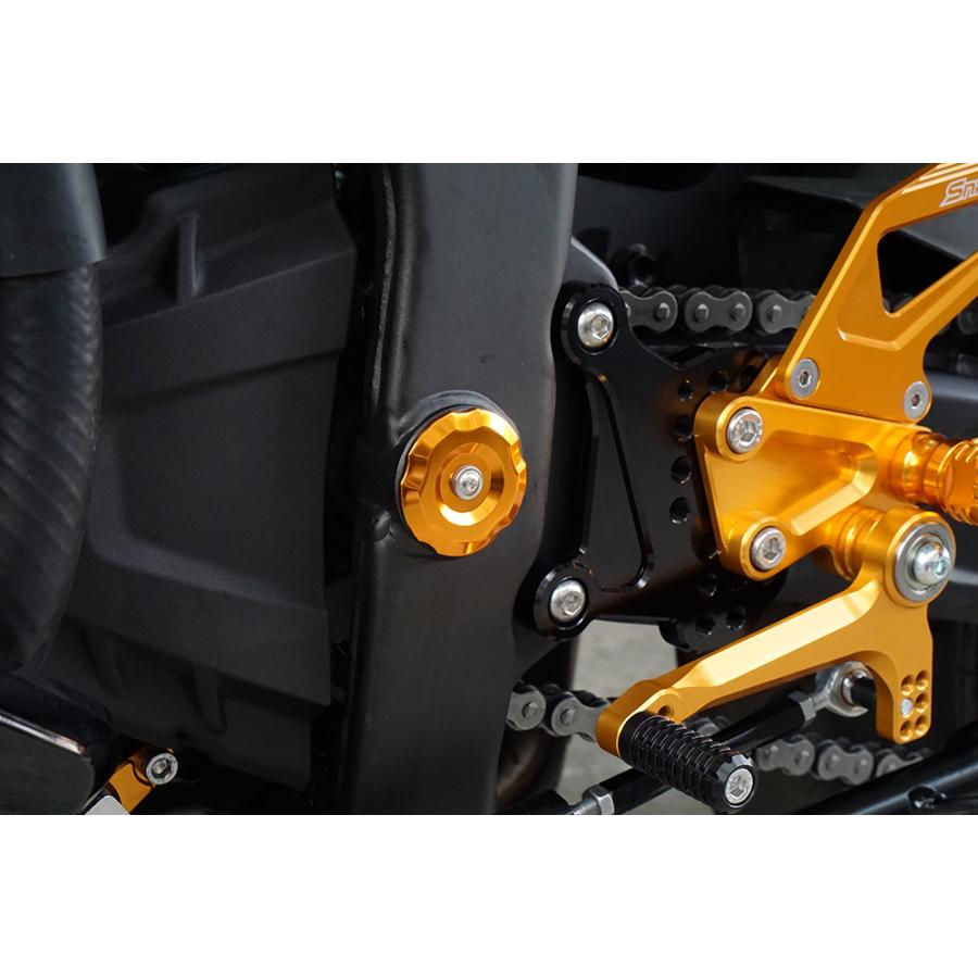 Ninja NINJA ZX-25R ZX-4R フレームホールキャップ 金 SNIPER