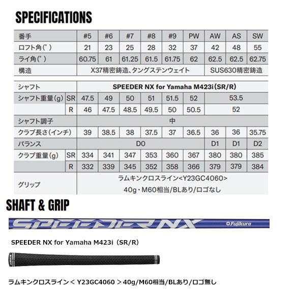 inpres ヤマハ 2023 DRIVESTAR 単品アイアン (#5、#6、AW、AS、SW
