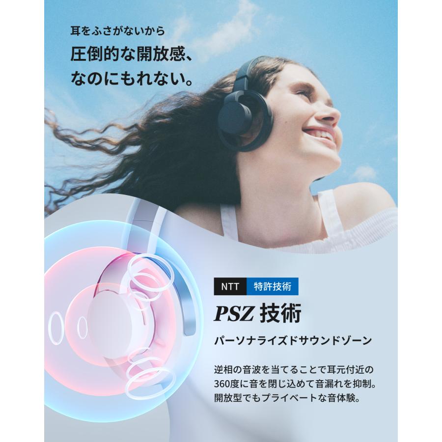 nwm オープンイヤー オーバーヘッド 耳スピ ONE | 耳をふさがない