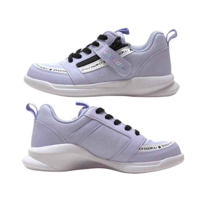 瞬足 シュンソク LEJ7941 タテノチカラ 4 ワイズ：2E キッズスニーカー