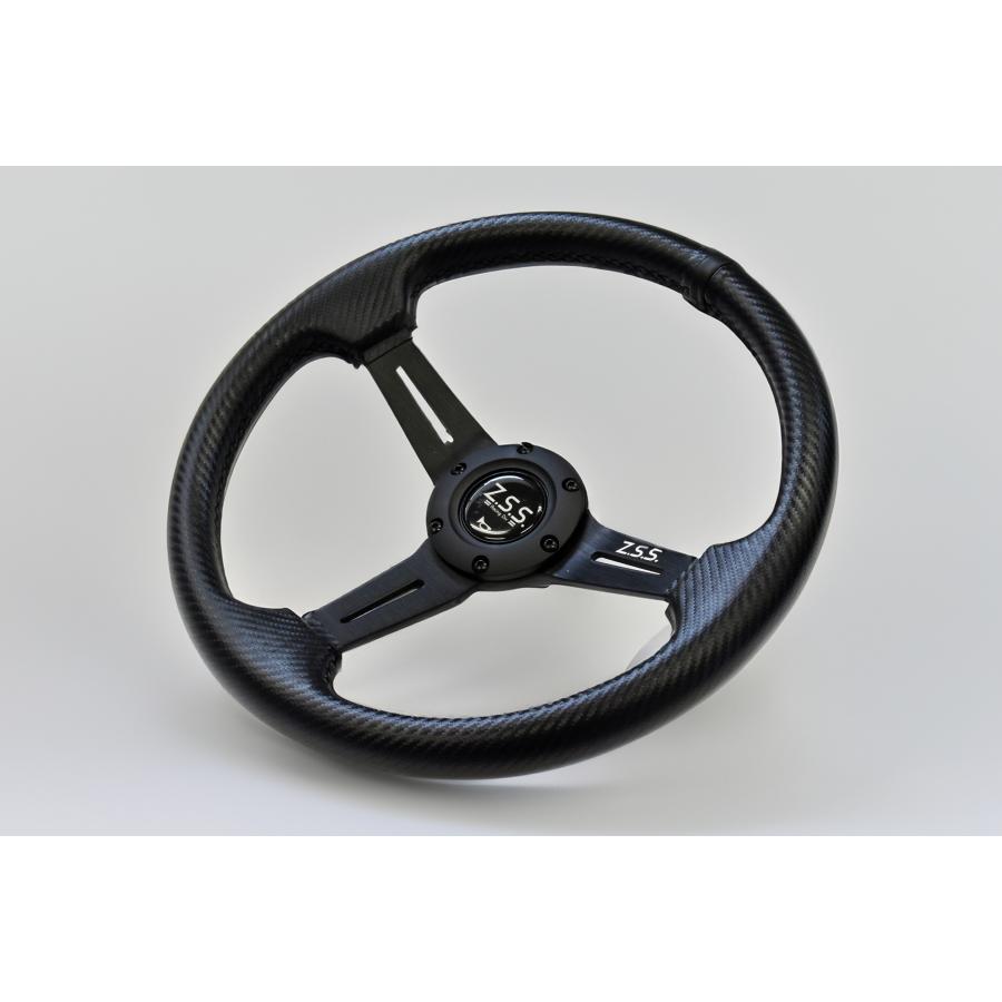 Z.S.S. スポーツ ステアリング ハンドル 345φ 345mm セミディープ