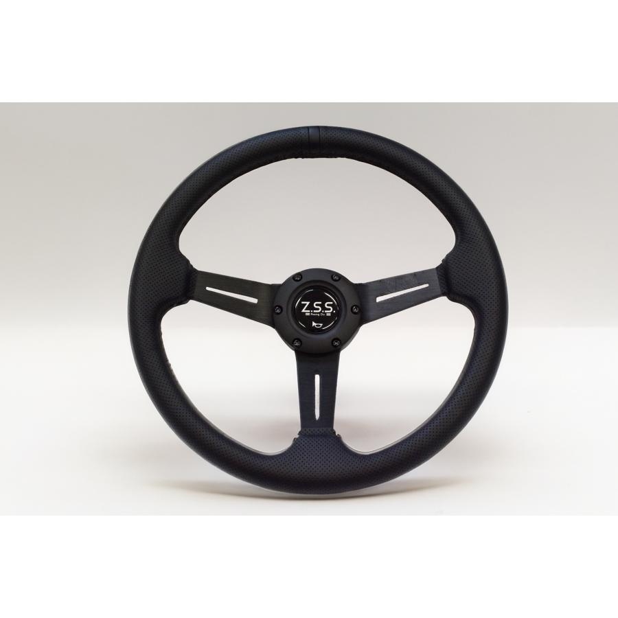 Z.S.S. スポーツ ステアリング ハンドル 345φ 345mm セミディープ
