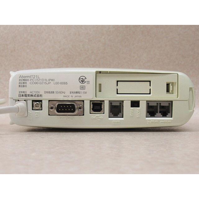 NEC 【中古】【日焼け】AtermIT21L PC-IT21D1L(PW) NEC 2ポート ISDN