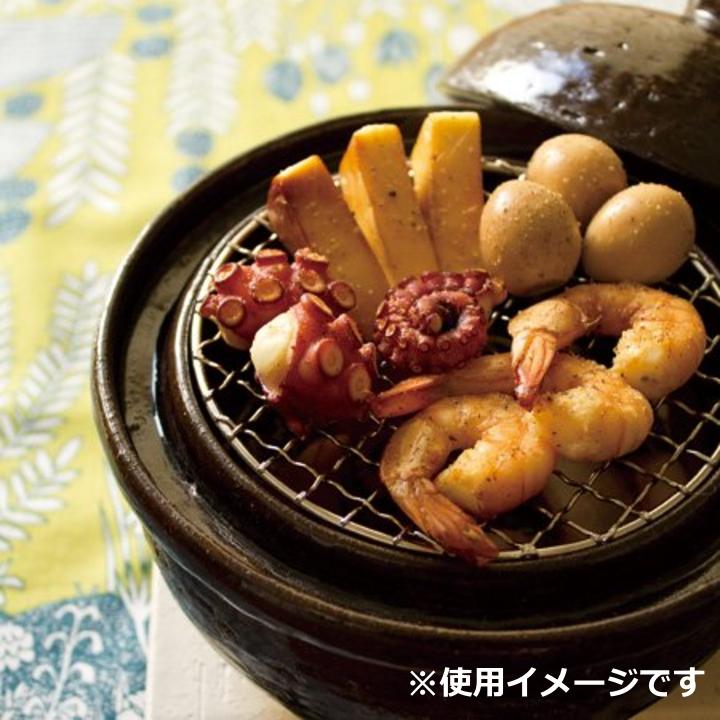 長谷園 ( いぶしぎん 大 ) 伊賀焼 燻製 土鍋 正規品 : ラフィネ