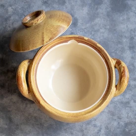 長谷園 ( みそ汁鍋 大 ) 伊賀焼 土鍋 多用途 おしゃれ 正規品