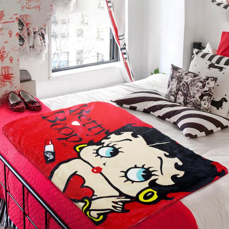 BETTY BOOP（ベティ ブープ） ベティちゃん ボア ブランケット