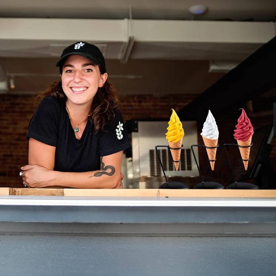☆本物そっくり☆ 食品サンプル 実物大 ソフトクリーム アイス