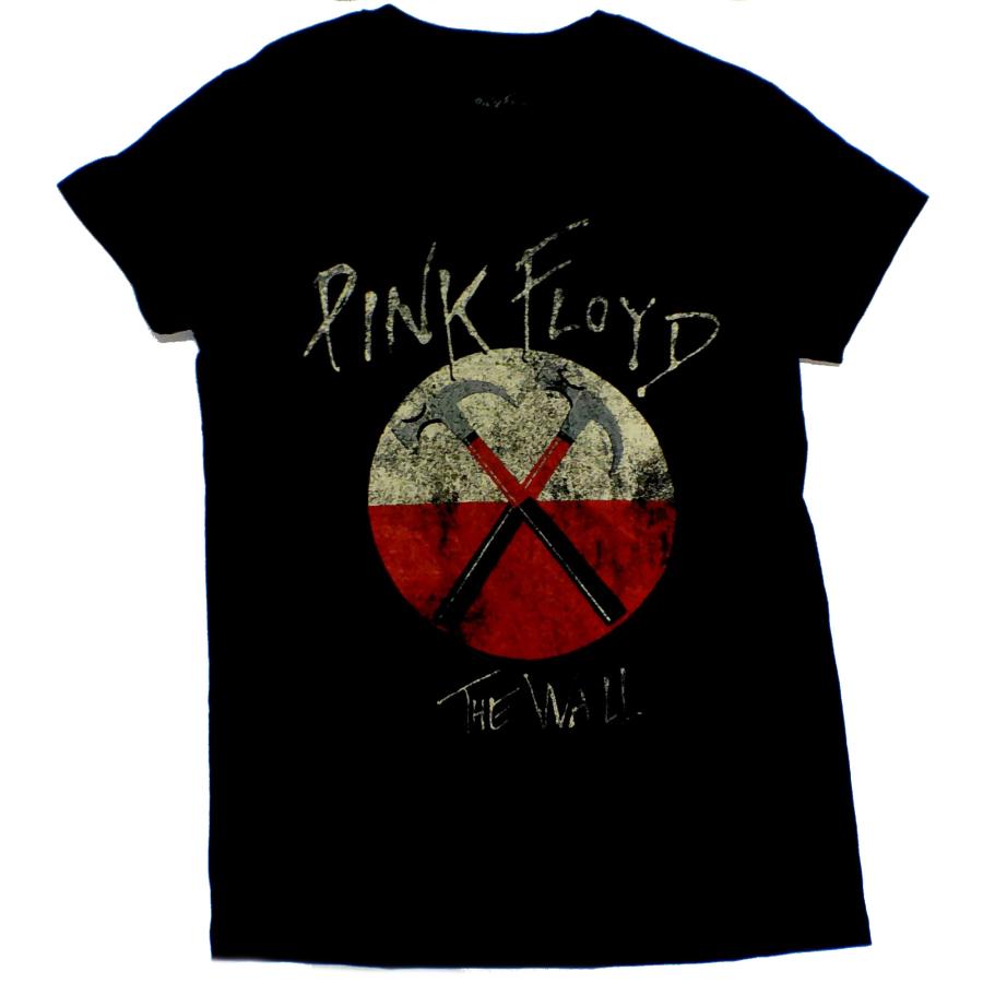 PINK FLOYD】ピンクフロイド「THE WALL HAMMERS LOGO」Tシャツ : NO