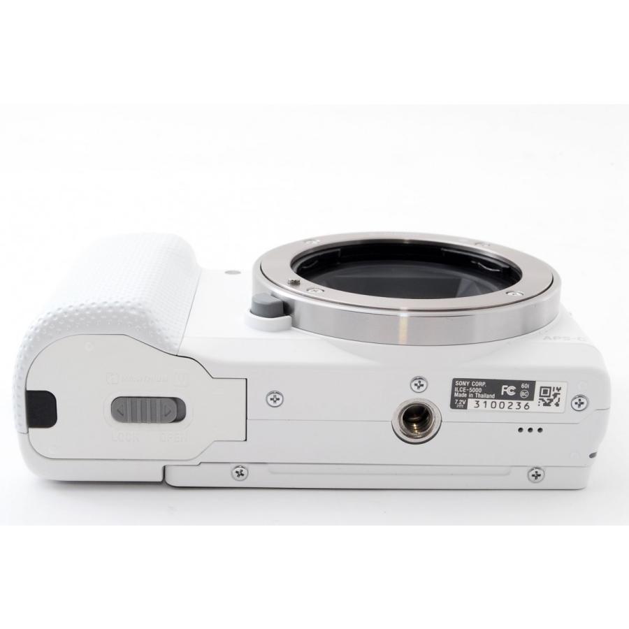 SONY（ソニー） α5000 ホワイトレンズキット 美品 自撮りできる&Wi-Fi