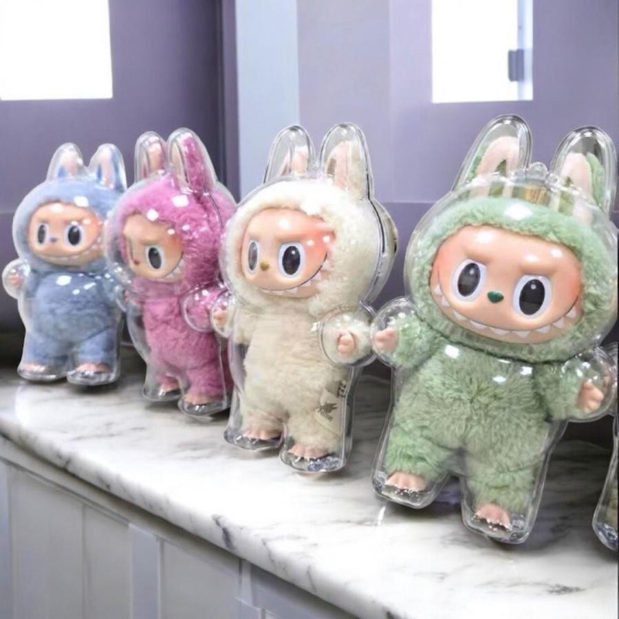 2個セット ラブブ ケース Labubu 選べるアクリル保護ケース 立ちタイプ