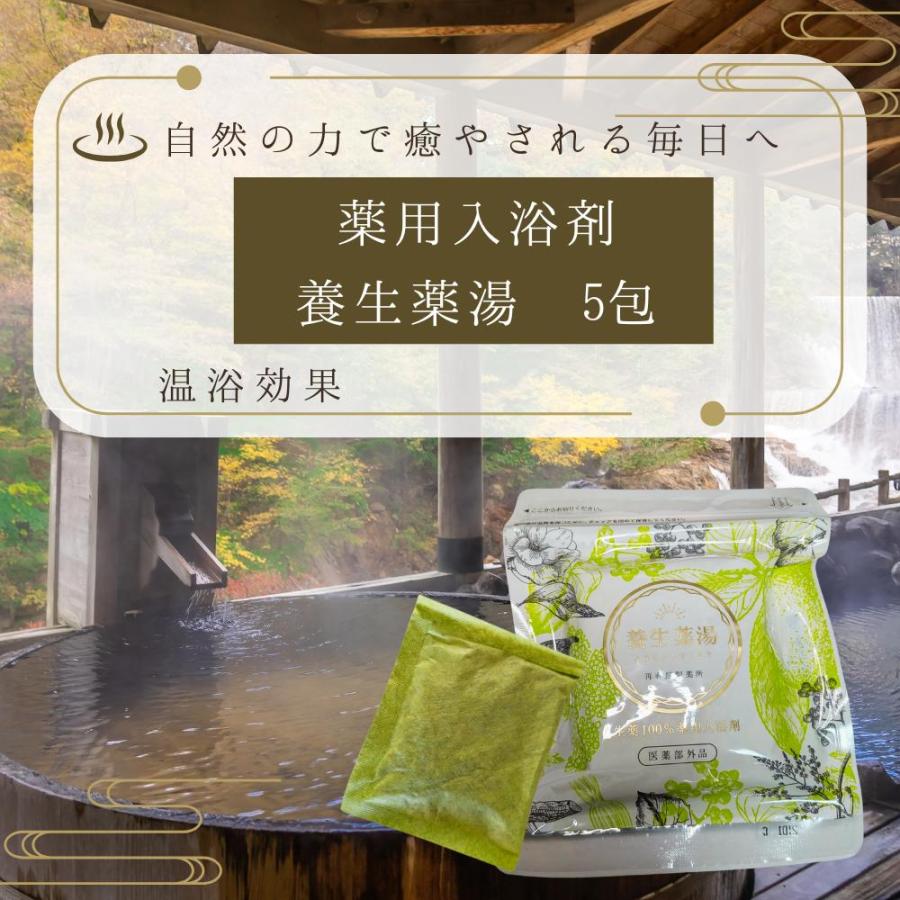 薬用入浴剤 養生薬湯 薬用入浴液 5包 腰痛 神経痛 リウマチ 肩こり