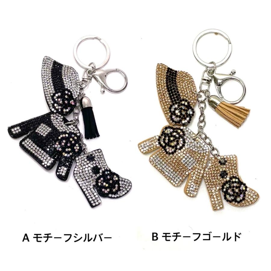 キラキラバッグチャーム キーホルダー ブランド 新作 人気 カワイイ