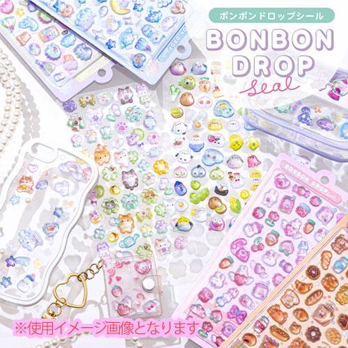 BONBON DROPシール ボンボンドロップシールミニ よるねこボンボン