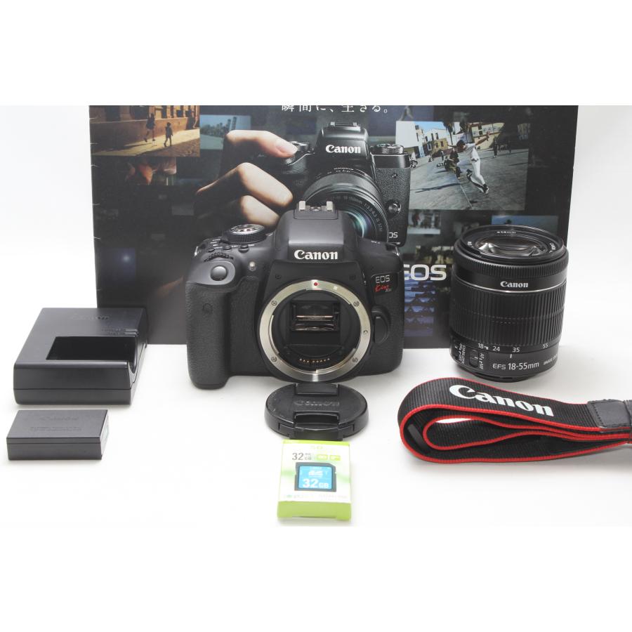 キヤノン（Canon） 一眼レフ EOS Kiss X8i レンズキット 新品SDカード