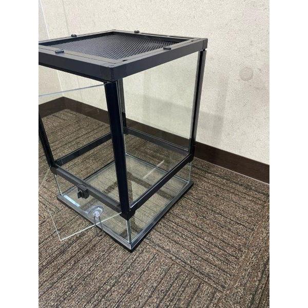 爬虫類 飼育ケース 観音開き 30×30×45cm ガラス 昆虫飼育ケース クモ