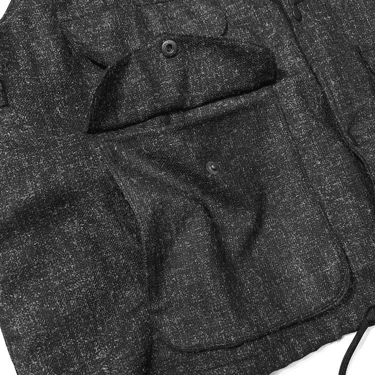 s20】【ポートレイト/PORTRAITE】Over Vest #Charcoal Tweed[005-EQ