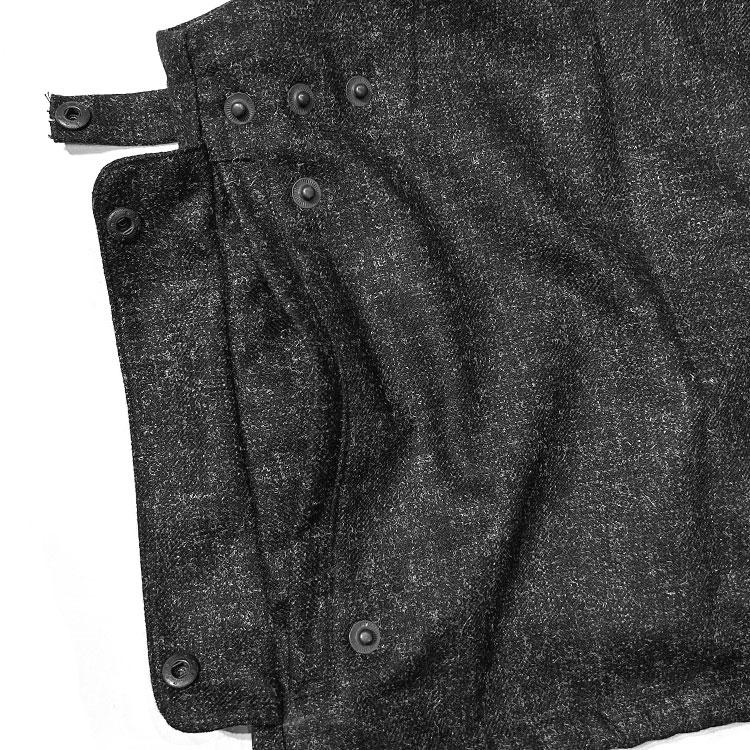 s20】【ポートレイト/PORTRAITE】Over Vest #Charcoal Tweed[005-EQ