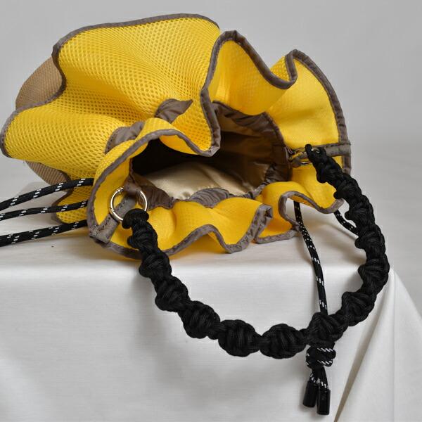 リズレー アウトドア バッグ フリル カゴバッグ カジュアル OUTDOOR