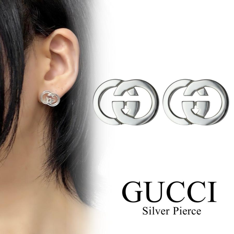 GUCCI（グッチ） ピアス インターロッキングG スタッズ レディース