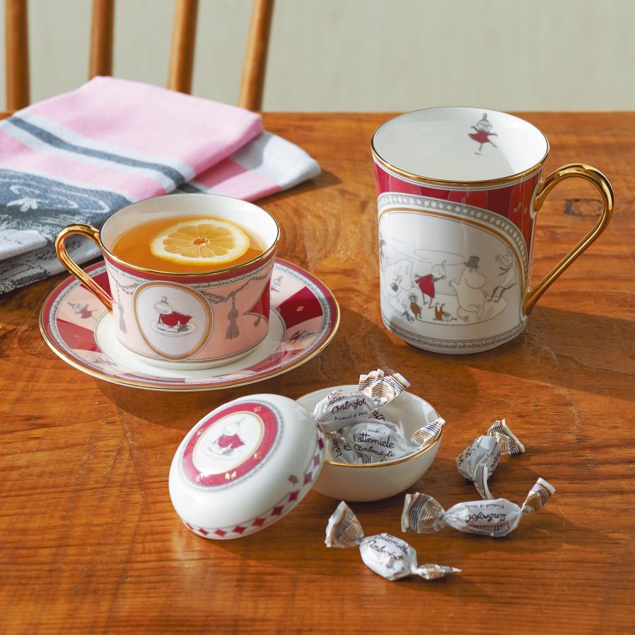 レア ミスド ティーカップ＆ソーサー＆スプーン 2セット 紅茶 レトロ