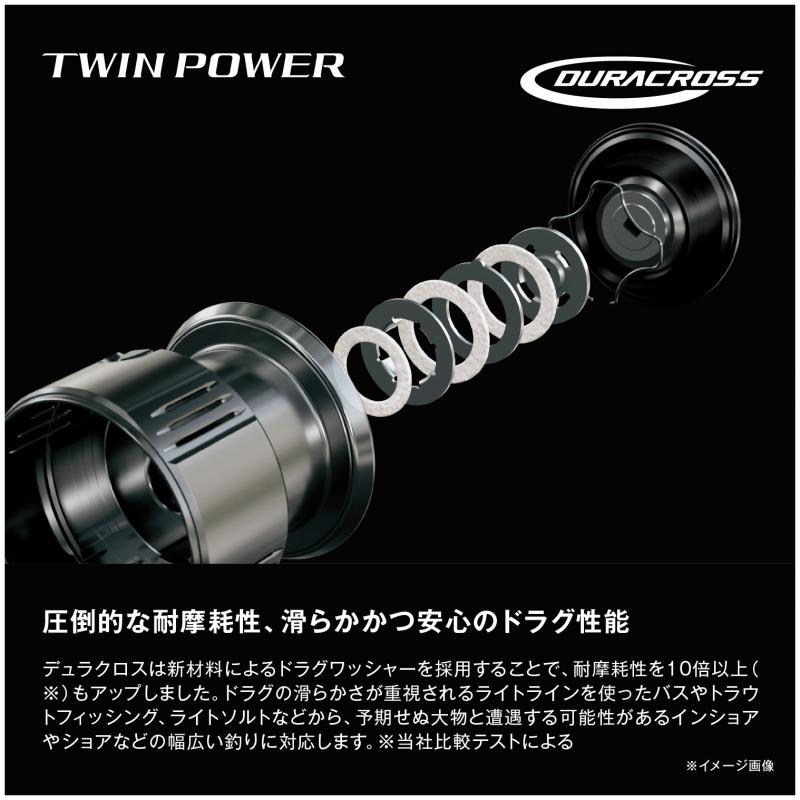シマノ（SHIMANO） スピニングリール 24 ツインパワー C3000MHG