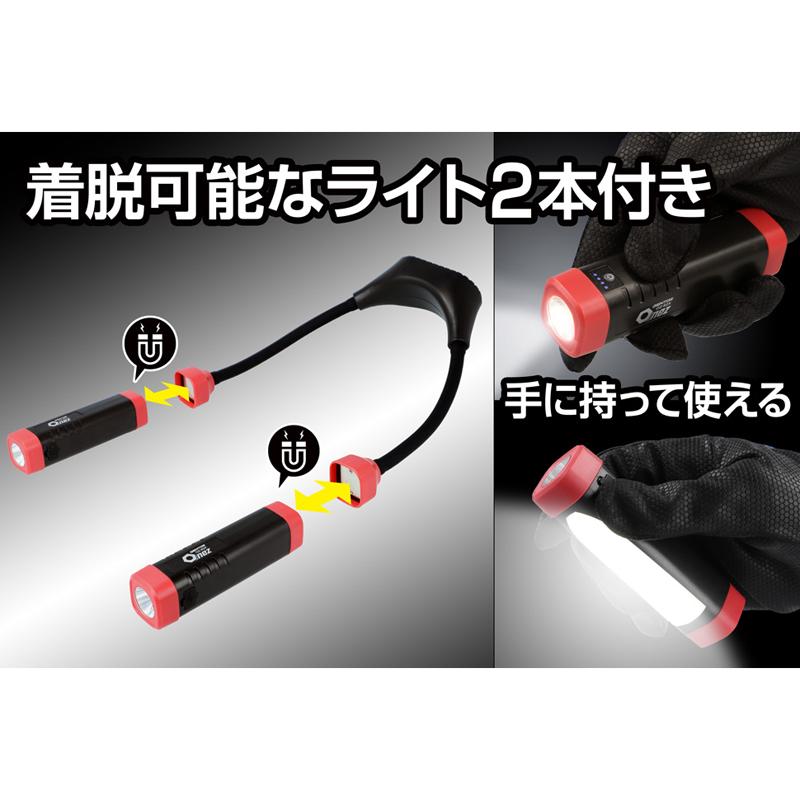 アウトドアライト ジェントス Onezシリーズ フラッシュライト 最大200