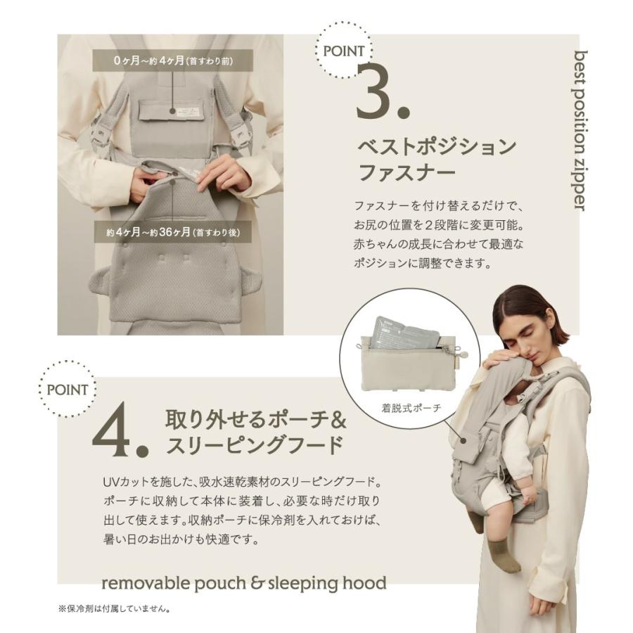 AIRBUGGY（エアバギー） ベビーキャリア コンプリートセット サンド